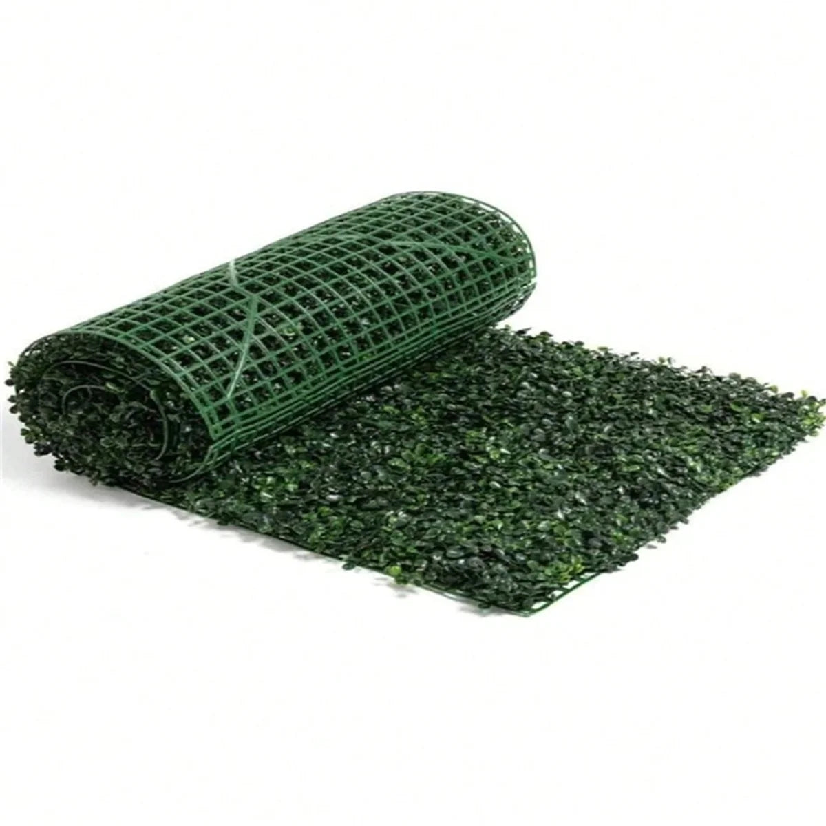 1pc Plastic Artificial Grass, Wall Panel Hedge Greenery, UV Protection Green Decor Privacy Fence For Wall Decor, Home Decor