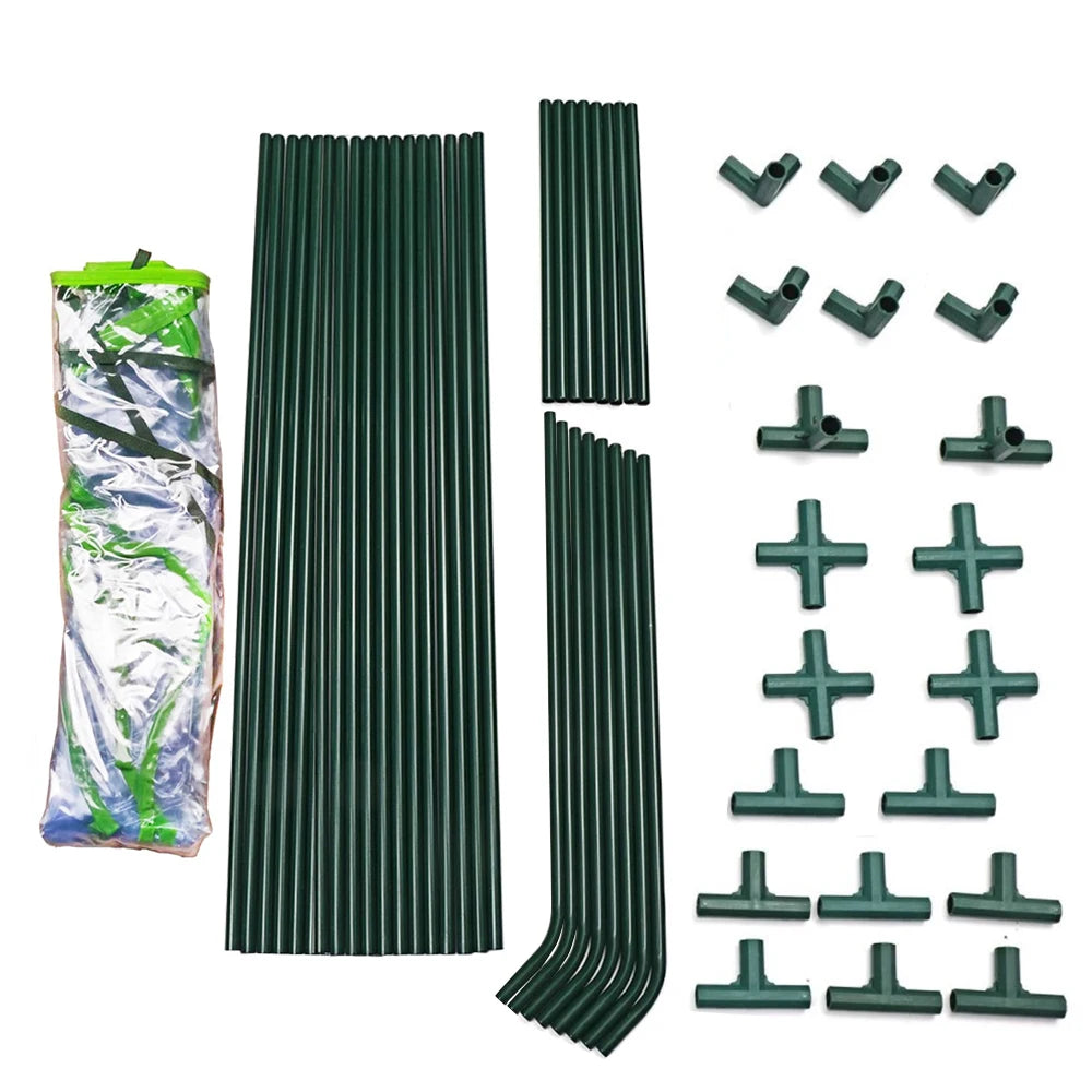 270x90x90cm Greenhouse with PVC Transparent Plant Cover and Frame for Indoor Outdoor Gardens Vegetable Plant Seeds Growing