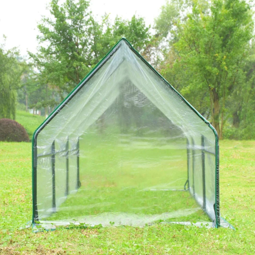 270x90x90cm Greenhouse with PVC Transparent Plant Cover and Frame for Indoor Outdoor Gardens Vegetable Plant Seeds Growing