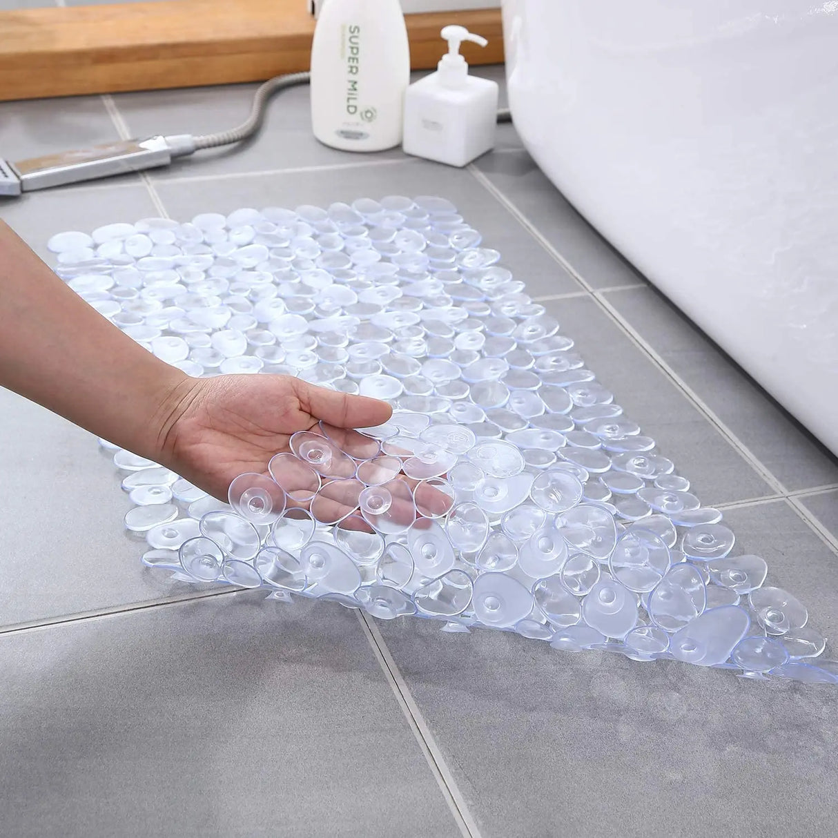 Wholesale Custom Anti-Slip PVC Bathroom Mat