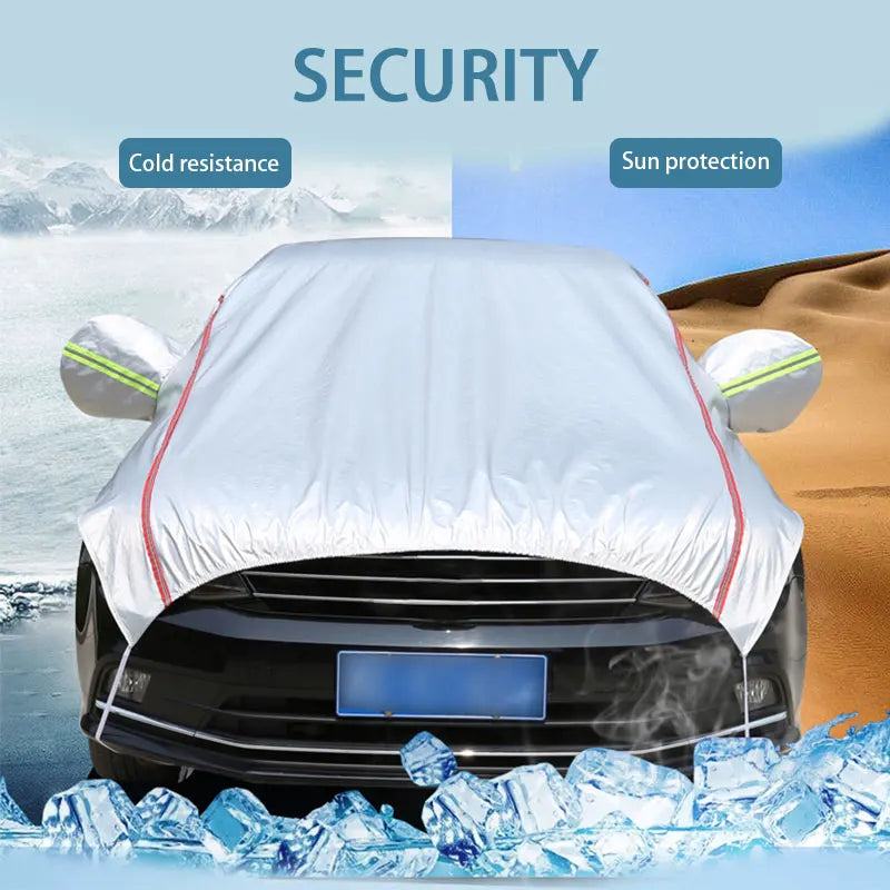 Wholesale Custom Oxford Cloth Half Car Waterproof Sunshade Cover