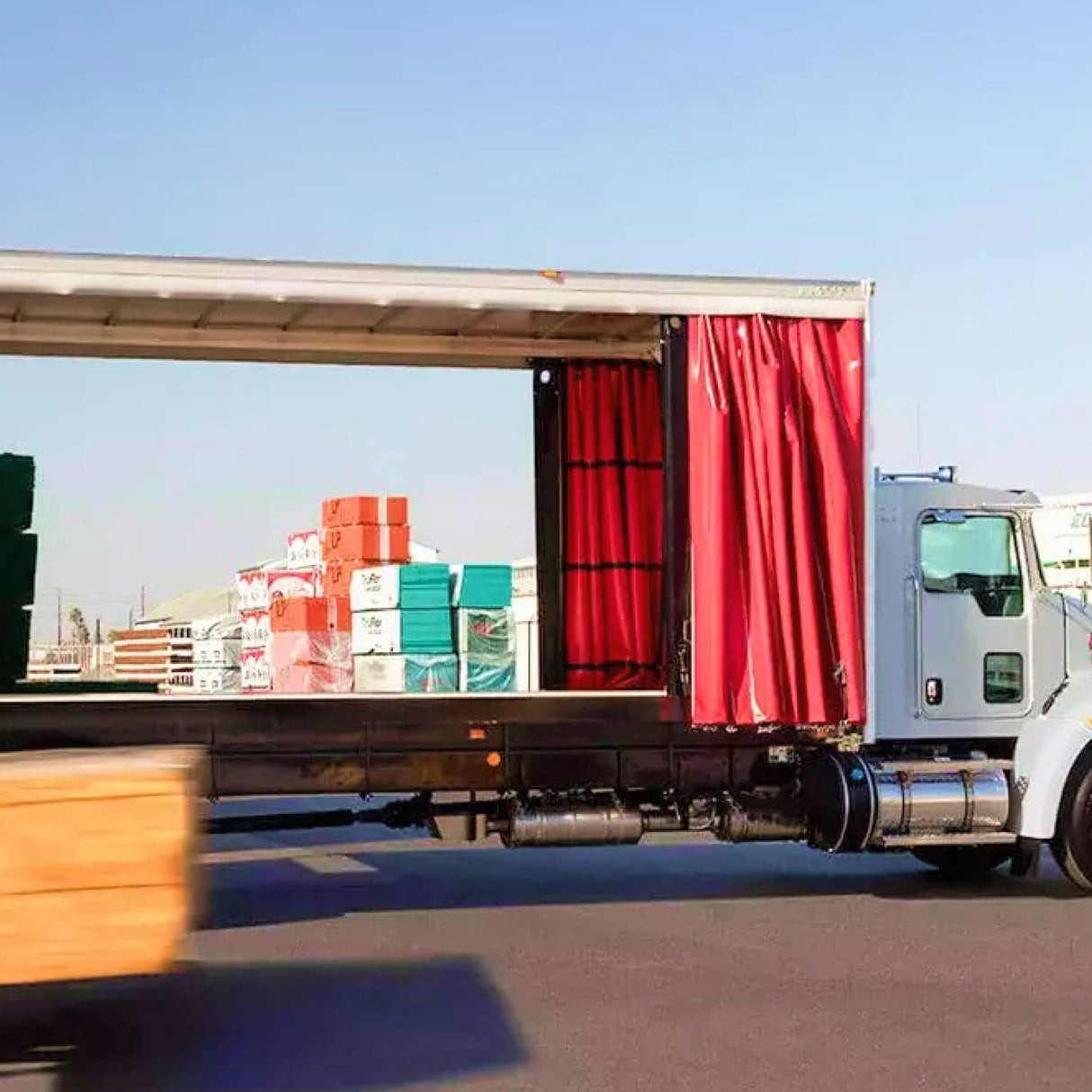 Truck Tarp with Grommets