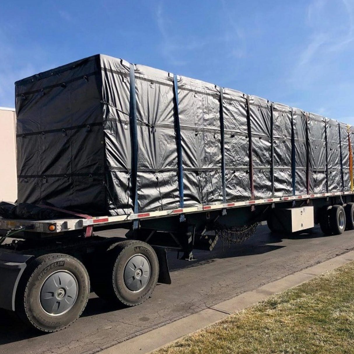 Truck Tarp with Grommets