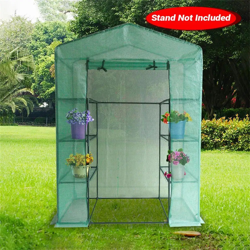 1pcs PVC Garden Walk-in Greenhouse Plant Cover High-quality PVC Gardening Greenhouse Inner Accessories Without Iron Frame