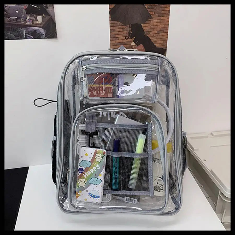 Wholesale Custom PVC Transparent Backpack