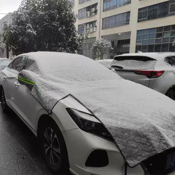 Wholesale Customized Car Half Cover Sunshade Waterproof Dustproof Frostproof