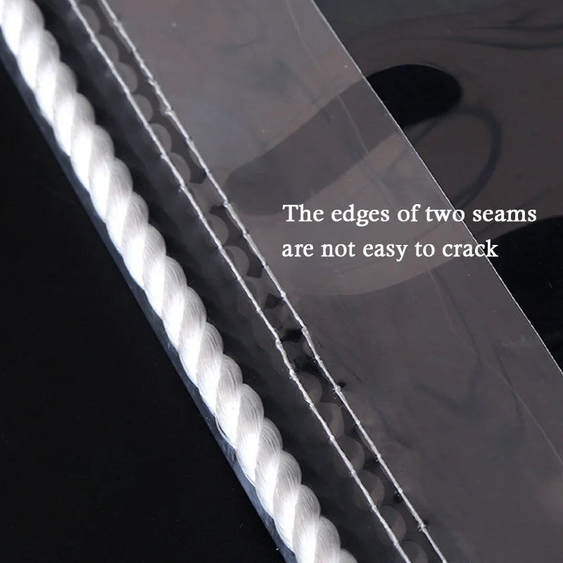 Thicken 0.55mm Transparent PVC Rainproof Cloth Tarpaulin Garden Bonsai Plants Rainproof Cloth Balcony Waterproof Clear Tarp