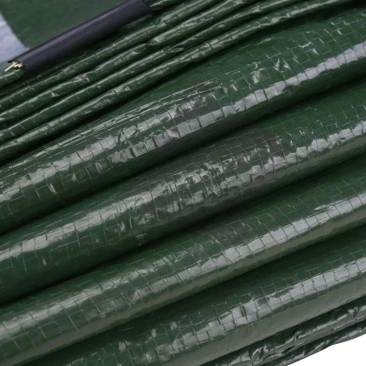 Custom Green Heavy Duty Poly Tarps Professional Sizing