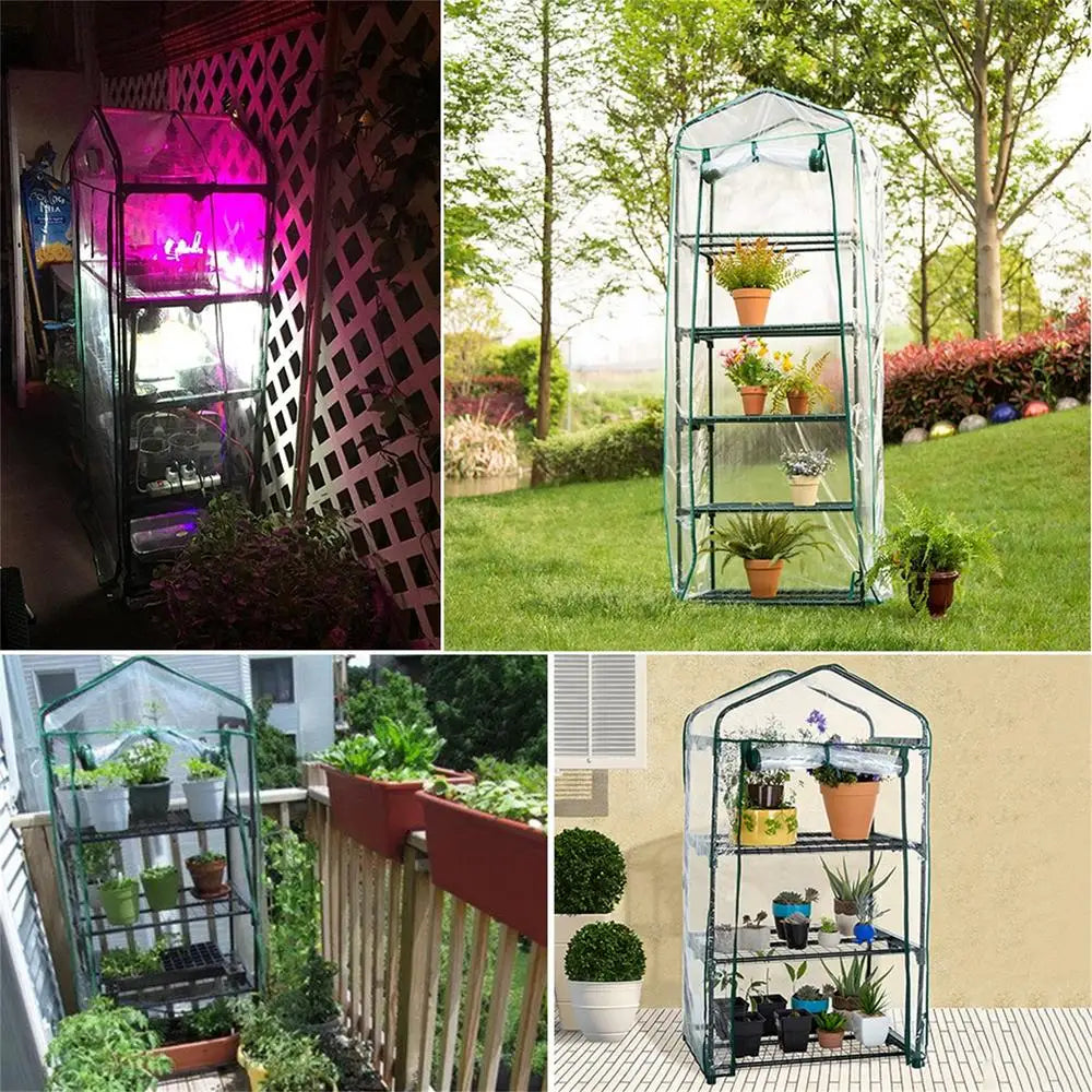 Outdoor Gardening Large Greenhouses Cover Household Plant Greenhouse PVC Mini Garden Greenhouse Cover Frame Not Included