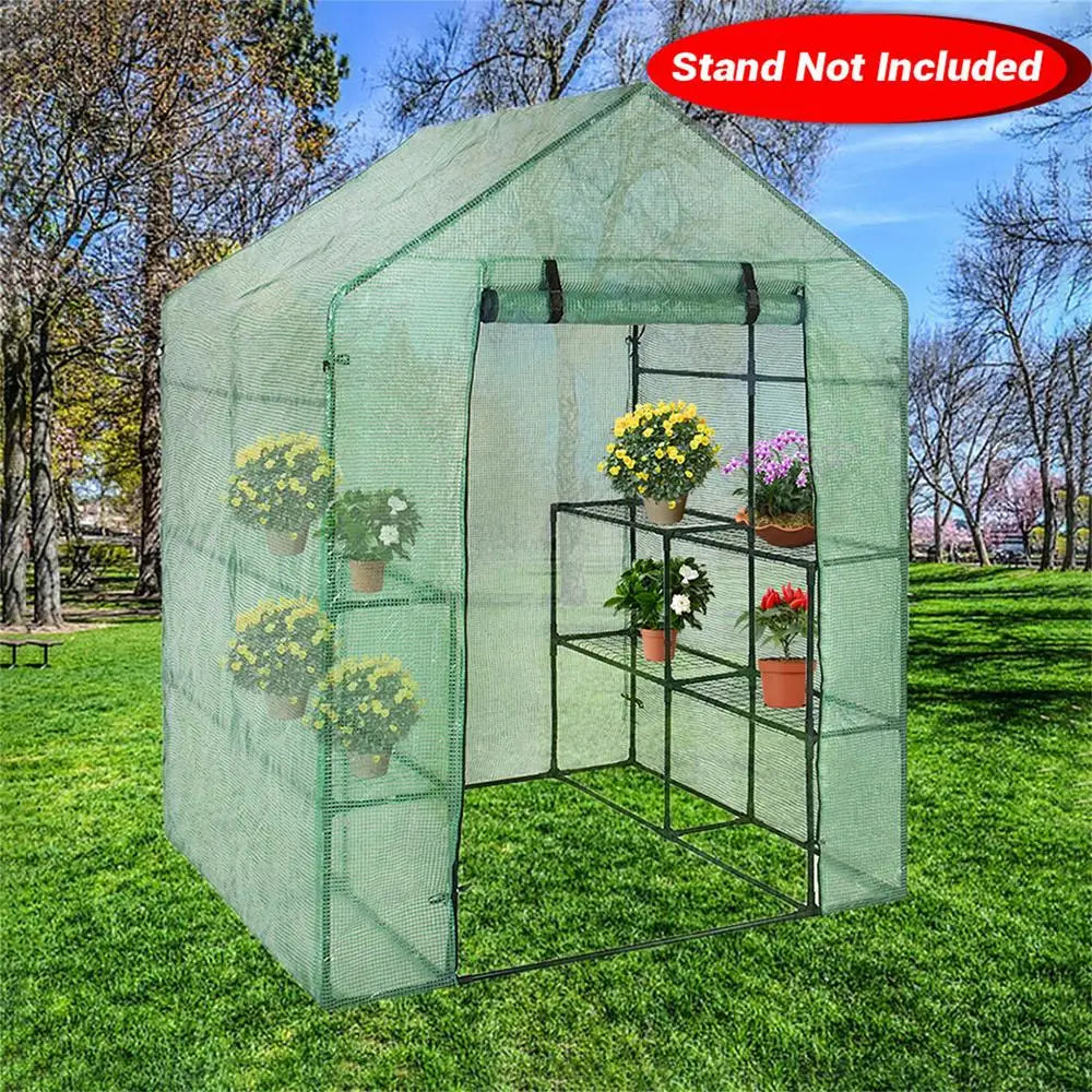 1pcs PVC Garden Walk-in Greenhouse Plant Cover High-quality PVC Gardening Greenhouse Inner Accessories Without Iron Frame