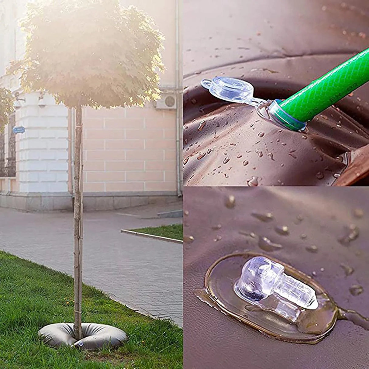 Wholesale Custom PVC Green Portable Tree Drip Irrigation Bag