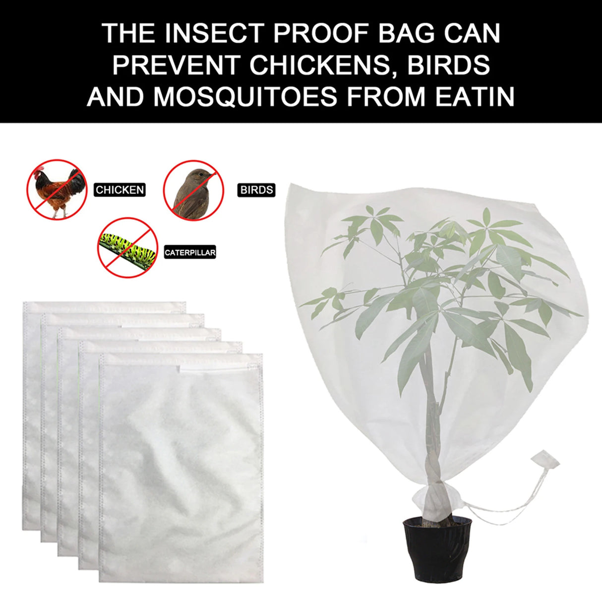 Garden Plant Covers Fruits Netting Insect Bird Barrier Mesh Protection Netting Covers for Vegetables Flower supports care