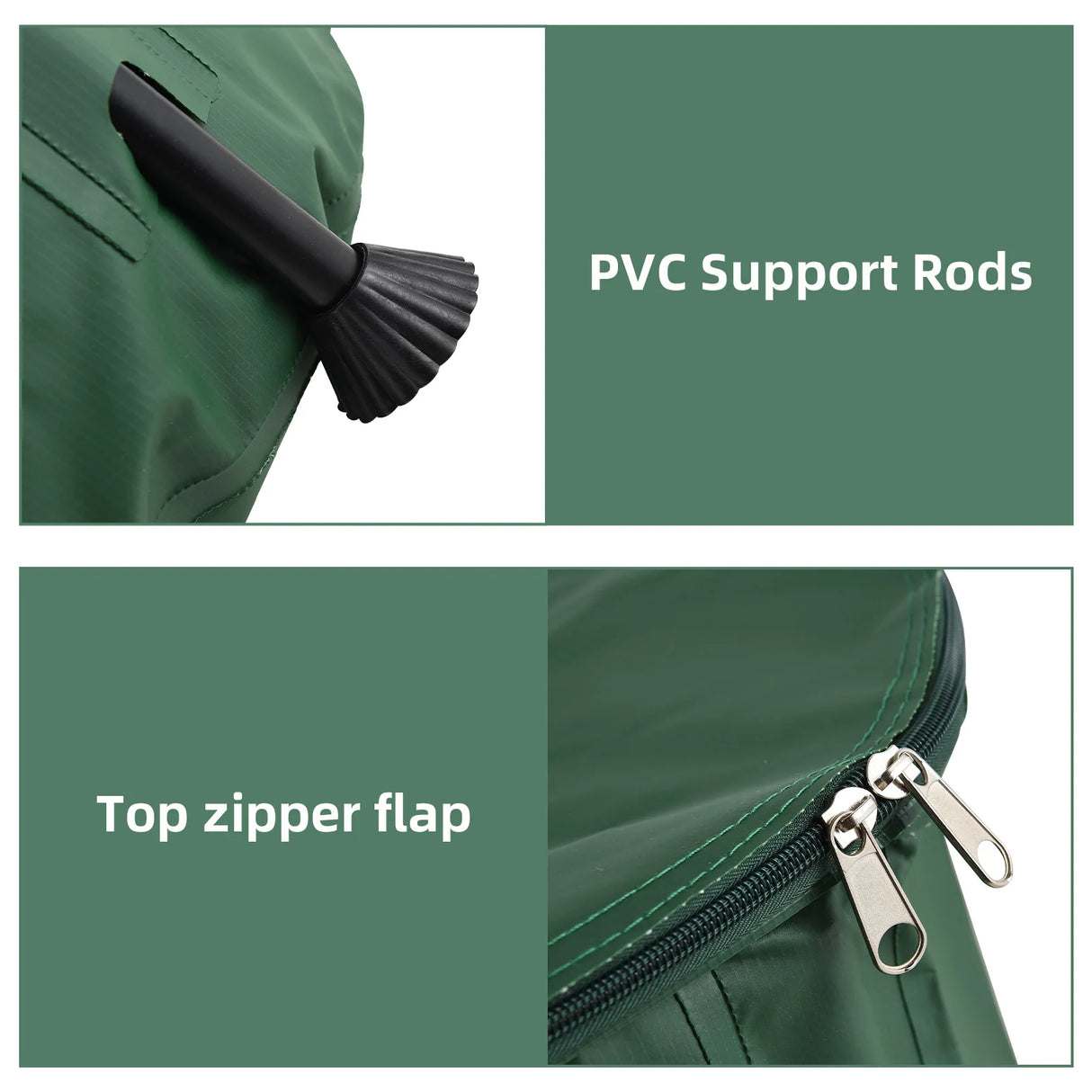 Portable Rain Water Collection Barrel with Down spout Filter and Overflow Valve - 500D PVC Tarpaulin 100L Rain Barrel Kit