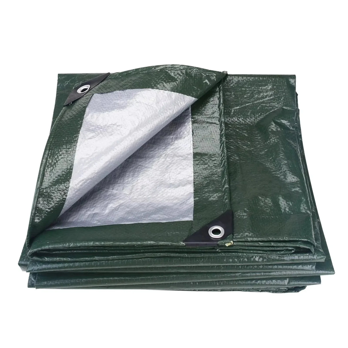 Custom Green Heavy Duty Poly Tarps Professional Sizing
