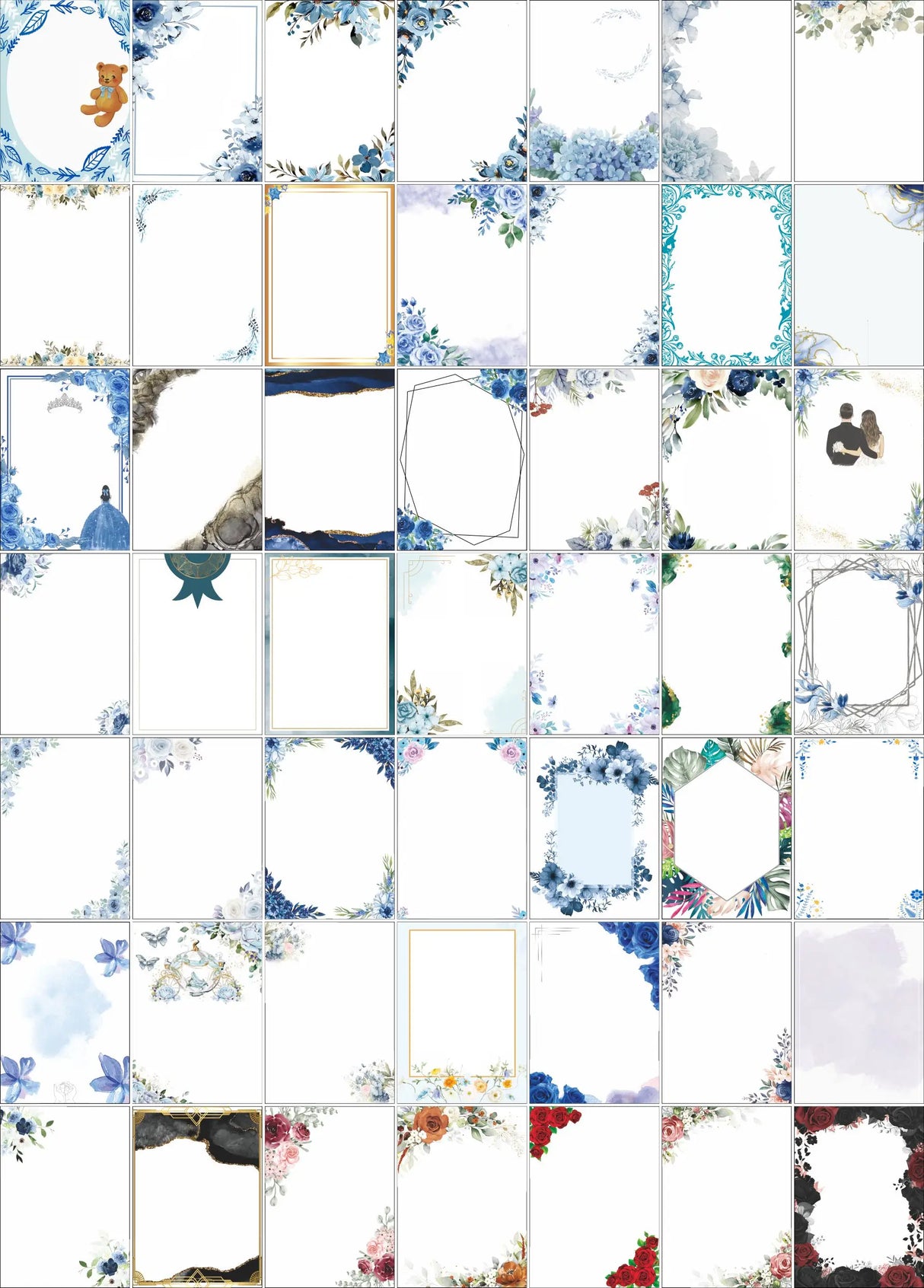 10PCS Transparent PVC Acrylic Pvc Invitation Card Fancy Elegant Cheap Personalize Wedding Cards