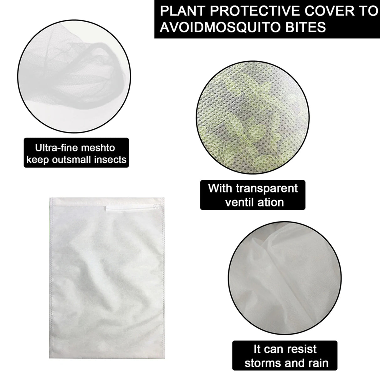 Garden Plant Covers Fruits Netting Insect Bird Barrier Mesh Protection Netting Covers for Vegetables Flower supports care