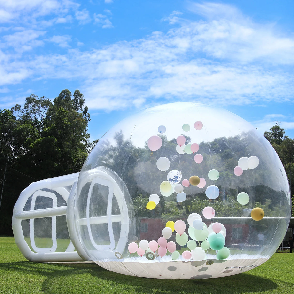 Wholesale Custom PVC Bubble House Inflatable Children's Toy Castle with 750W Air Pump