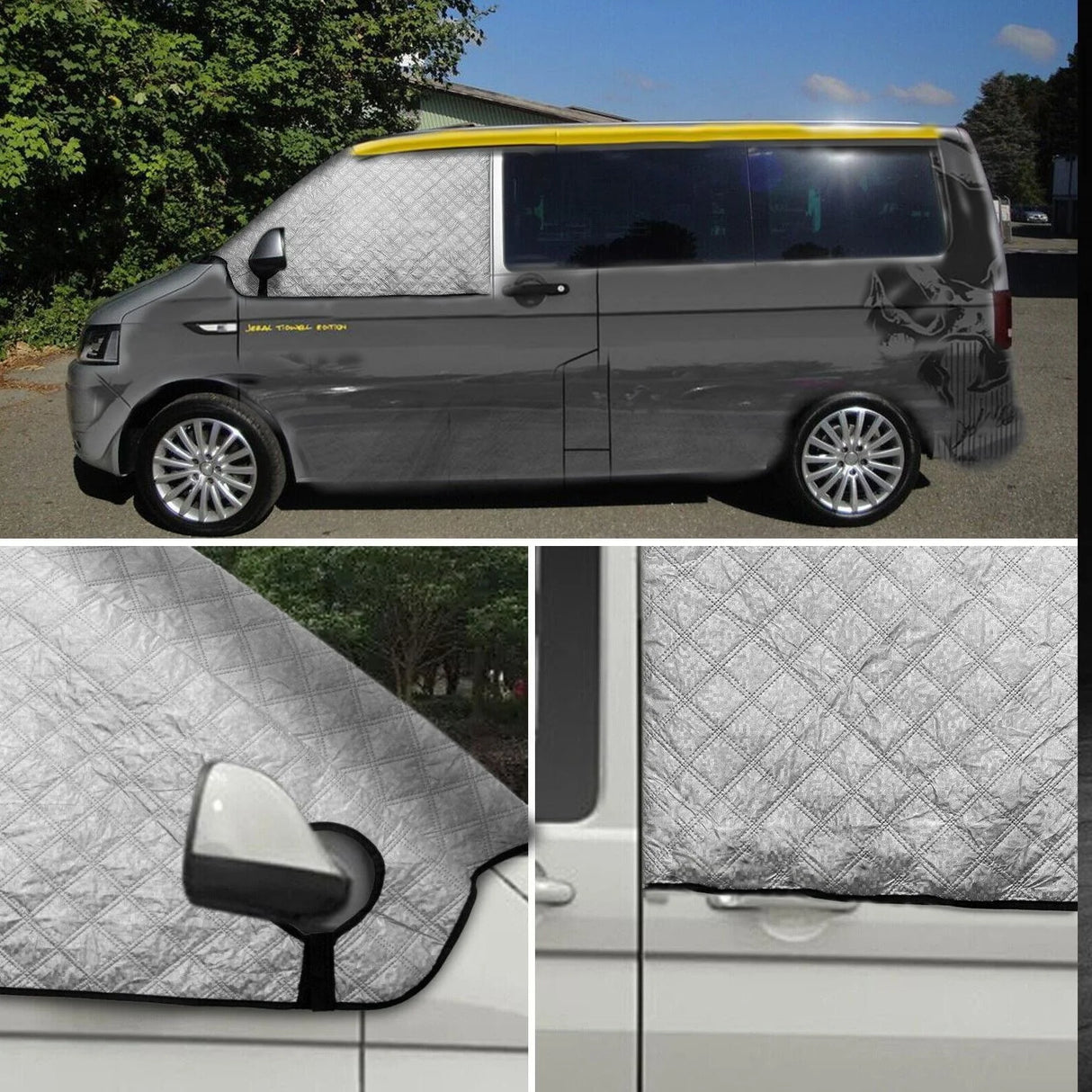 Wholesale Custom PVC Car Sunshade Suitable for VW T5 T6 Windows