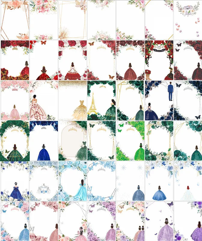 10PCS Transparent PVC Acrylic Pvc Invitation Card Fancy Elegant Cheap Personalize Wedding Cards