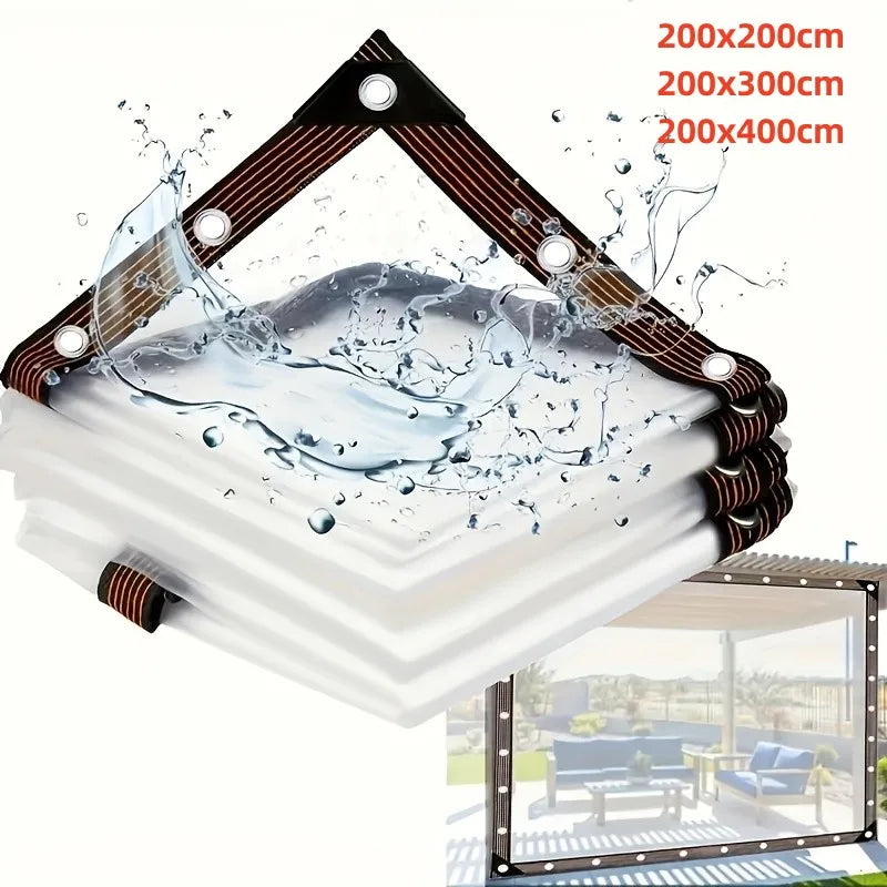 Wholesale Custom PVC Transparent Windproof and Waterproof Tarpaulin