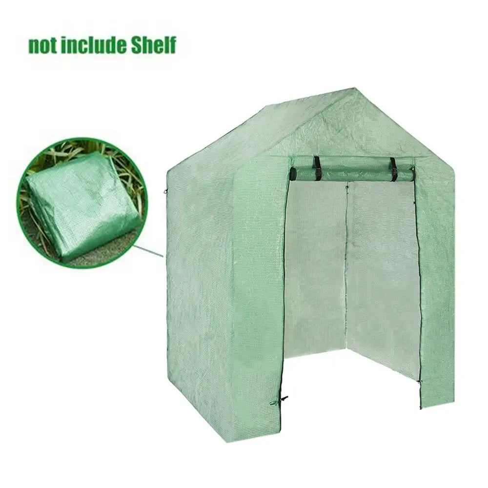 1pcs PVC Garden Walk-in Greenhouse Plant Cover High-quality PVC Gardening Greenhouse Inner Accessories Without Iron Frame