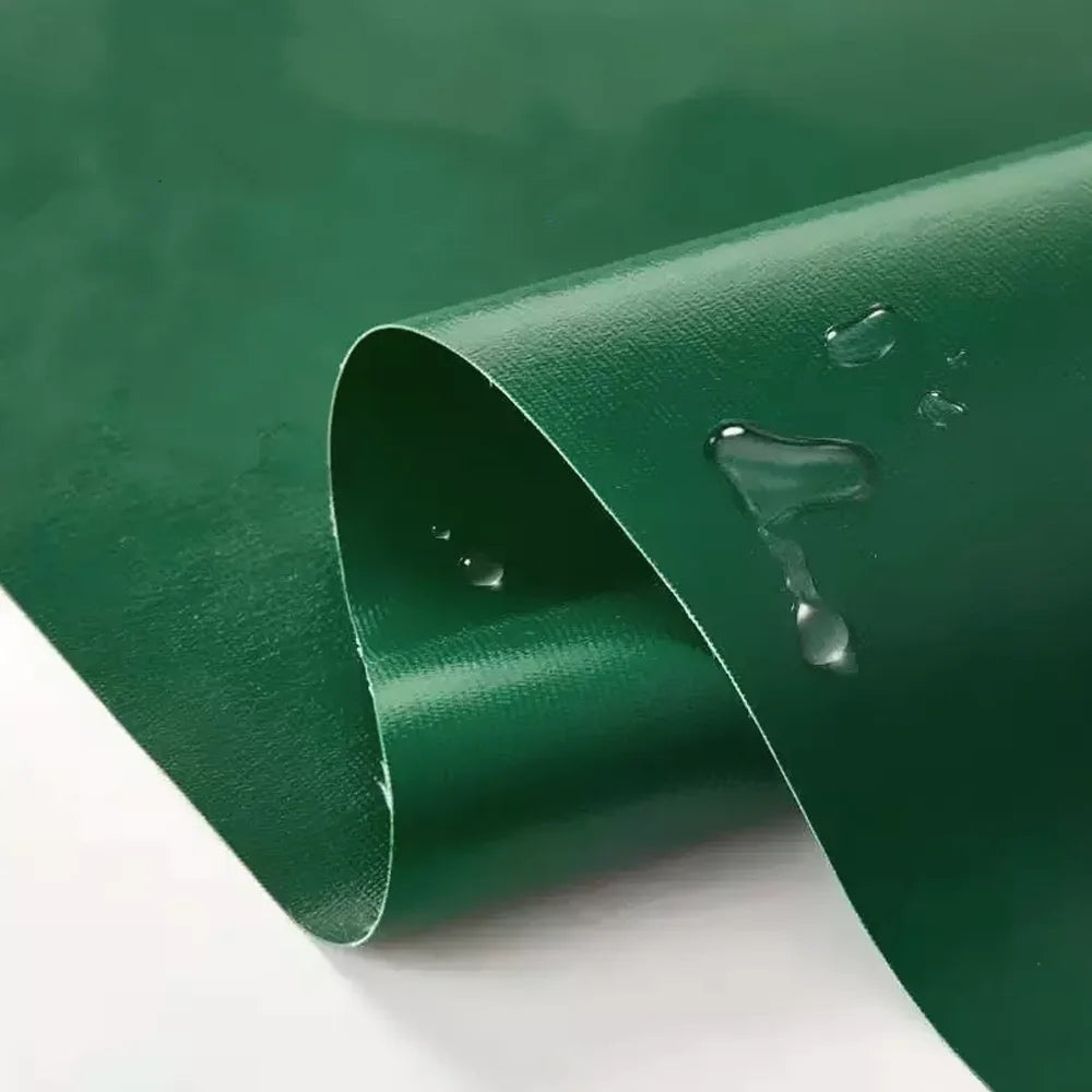 PVC Tarpaulin Rainproof Cloth Shade Sails 400g/㎡ Tent Garden Plant Canopy Truck Canopy Outdoor Waterproof Shading Sail Sunshade