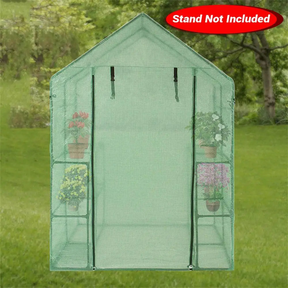 1pcs PVC Garden Walk-in Greenhouse Plant Cover High-quality PVC Gardening Greenhouse Inner Accessories Without Iron Frame
