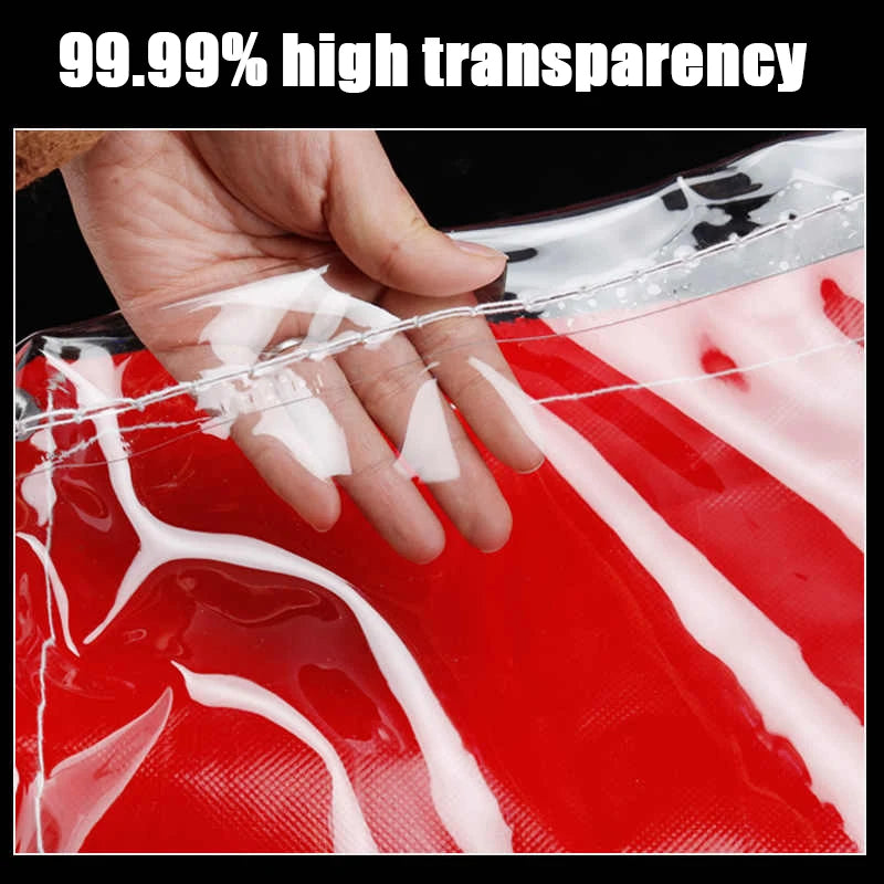 Wholesale Customization Red Zippered Waterproof Curtain for Car Wash