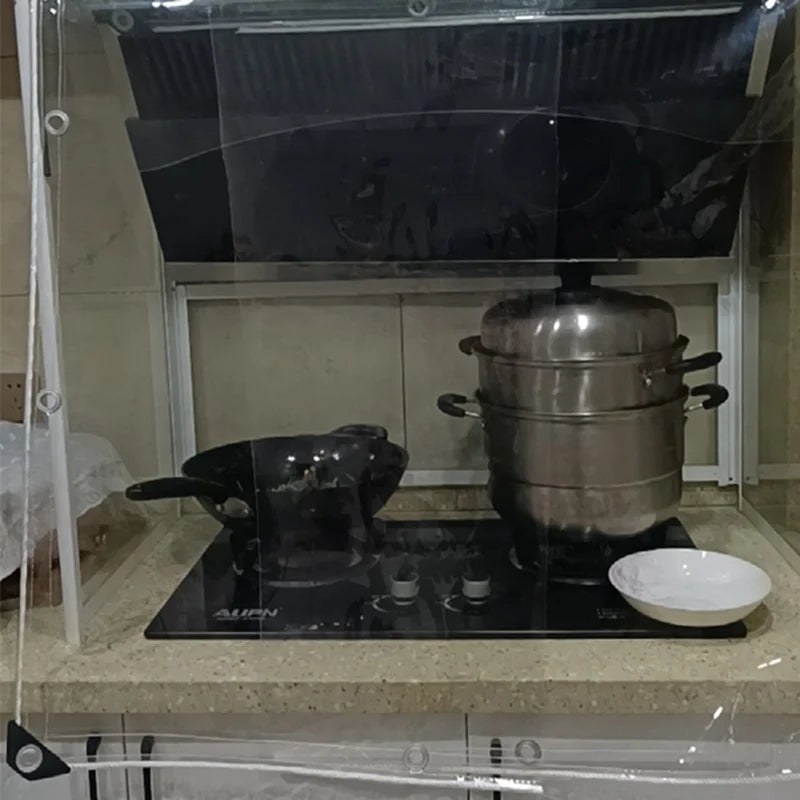 Thicken 0.55mm Transparent PVC Rainproof Cloth Tarpaulin Garden Bonsai Plants Rainproof Cloth Balcony Waterproof Clear Tarp