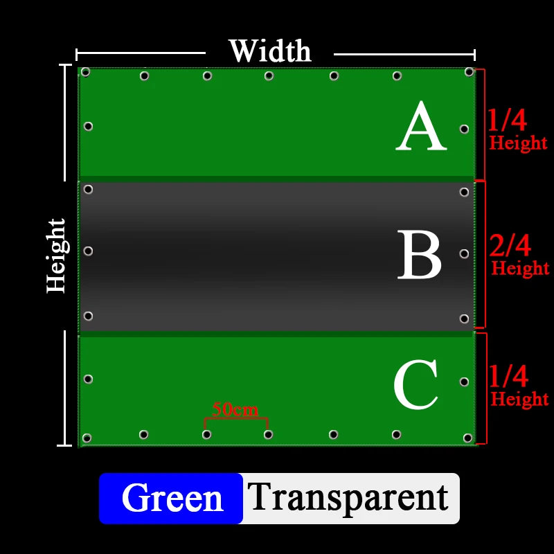 Wholesale Custom Green Zippered Garden Tent