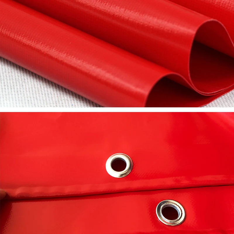 Wholesale Customization Red Zippered Waterproof Curtain for Car Wash