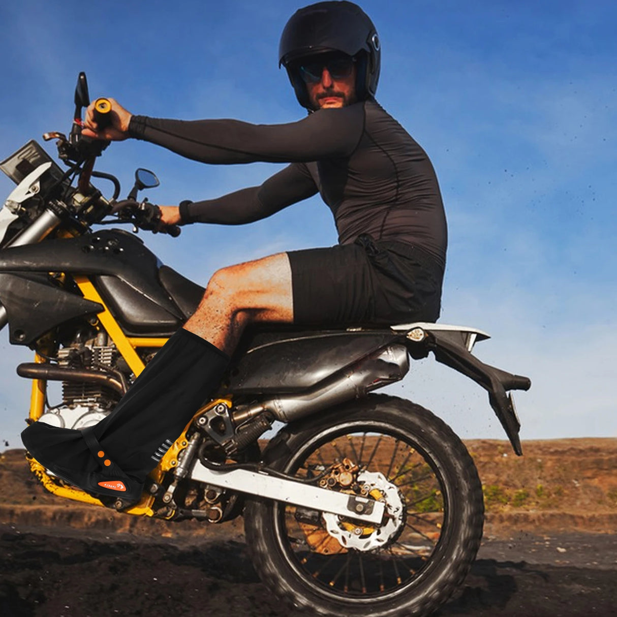 Wholesale Customized Adult Rainproof Shoe Covers Black PVC