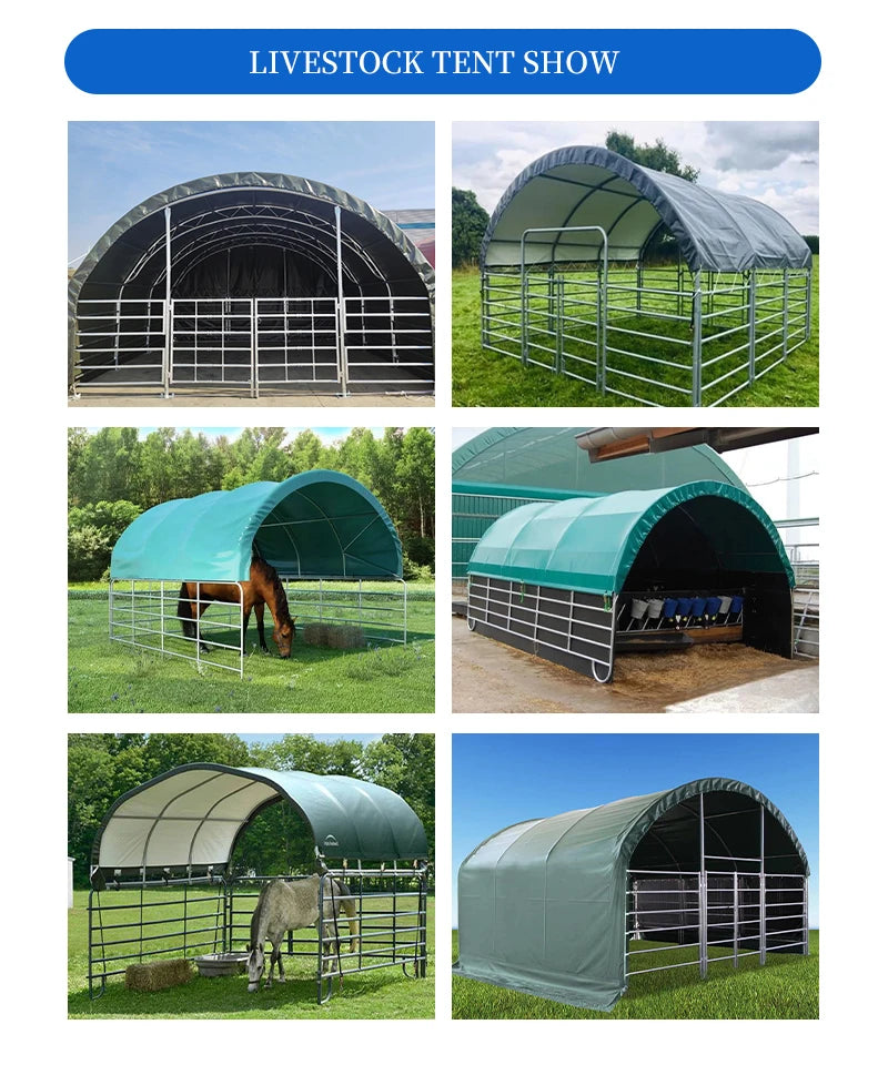 Wholesale Custom PVC Horse Fence Dome Tent Waterproof Horse