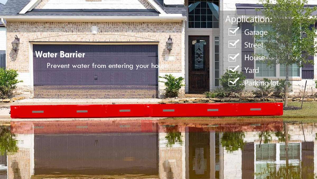 Wholesale Custom Anti Flood Hose Foldable Water Barrier PVC Tarpaulin