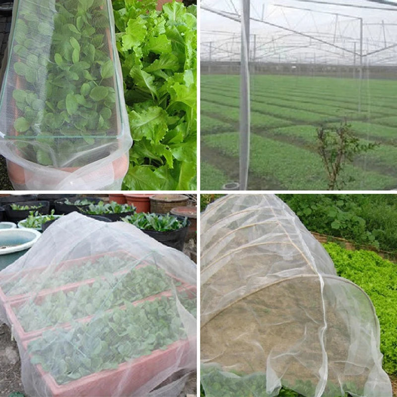Garden Plant Insect Netting Vegetable, Flower and Fruit Care Cover Netting Pest Control Bird-proof 60 Mesh Protective Netting