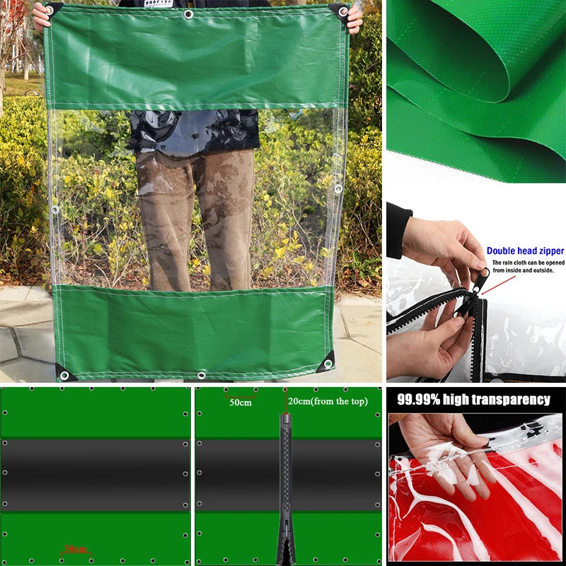 Wholesale Custom Green Zippered Garden Tent