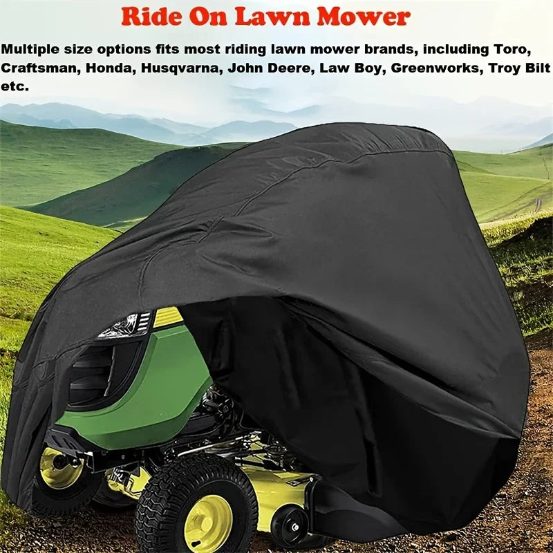 Wholesale Custom Black Tractor Mower Cover 420D