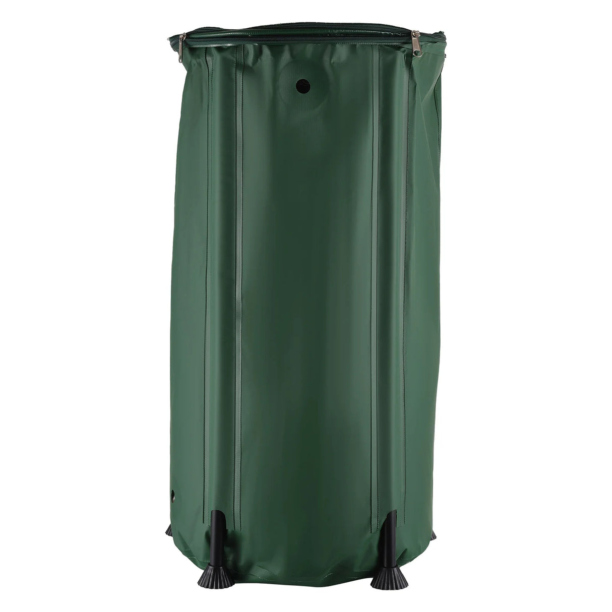 Portable Rain Water Collection Barrel with Down spout Filter and Overflow Valve - 500D PVC Tarpaulin 100L Rain Barrel Kit