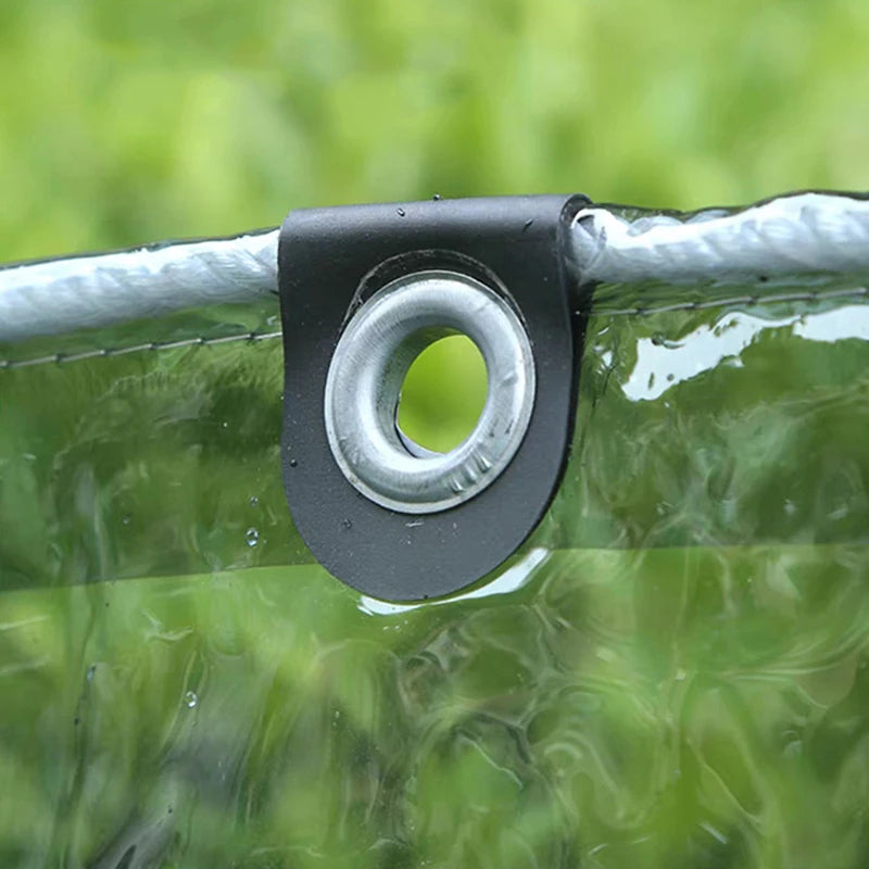 Wholesale Customization 0.35mm Black Transparent PVC Balcony Window Sun Protection Cloth