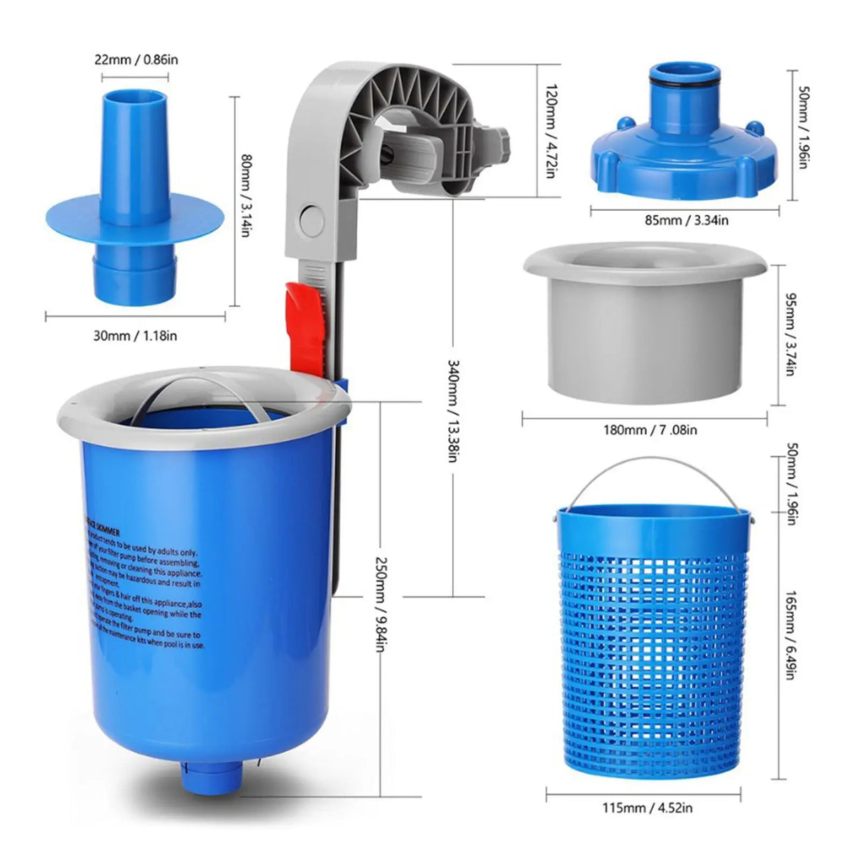 Wholesale Custom Swimming Pool Surface Skimmer