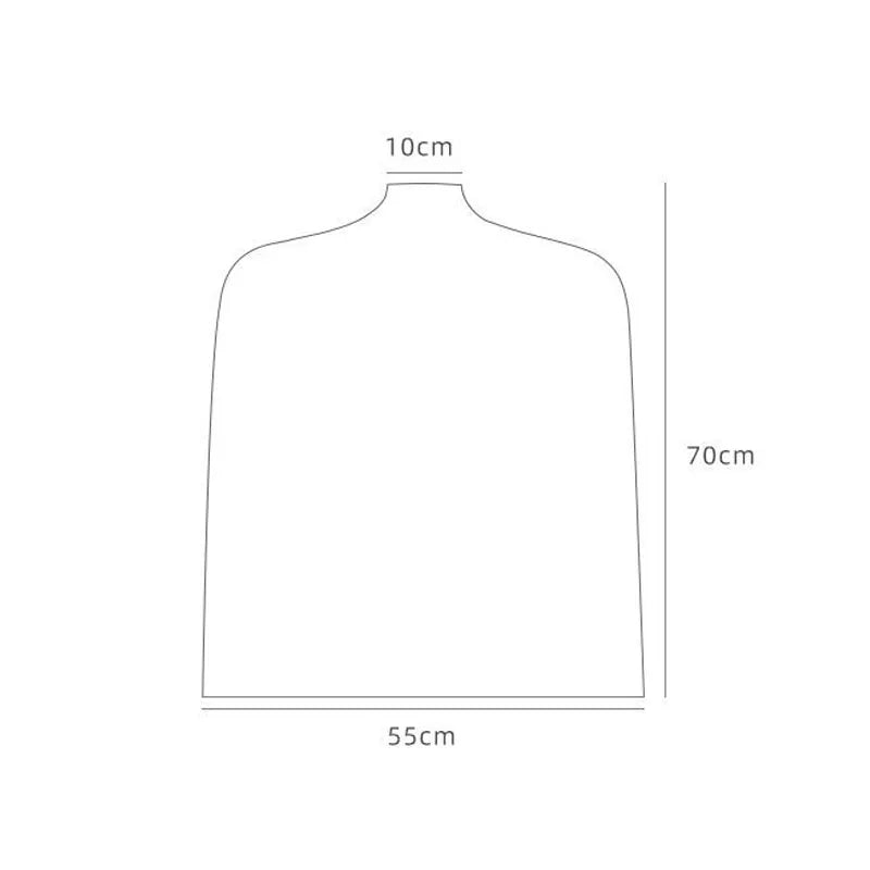 Wholesale Custom PVC Semi-Transparent Clothing Dust Cover