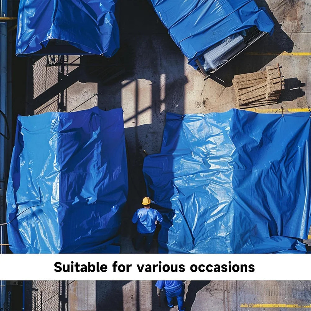 Wholesale Custom Heavy Duty Poly Tarp Waterproof Heavy Duty Blue Tarp