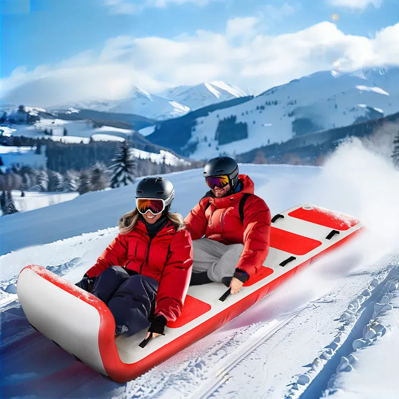 Wholesale Custom Foldable PVC Inflatable Sled With Handle