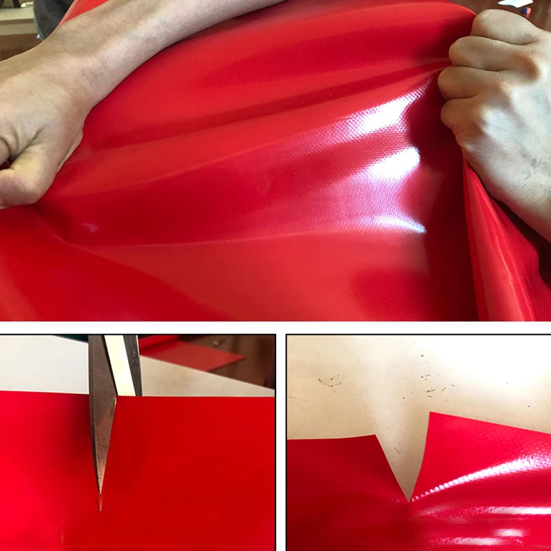 Wholesale Customization Red Zippered Waterproof Curtain for Car Wash