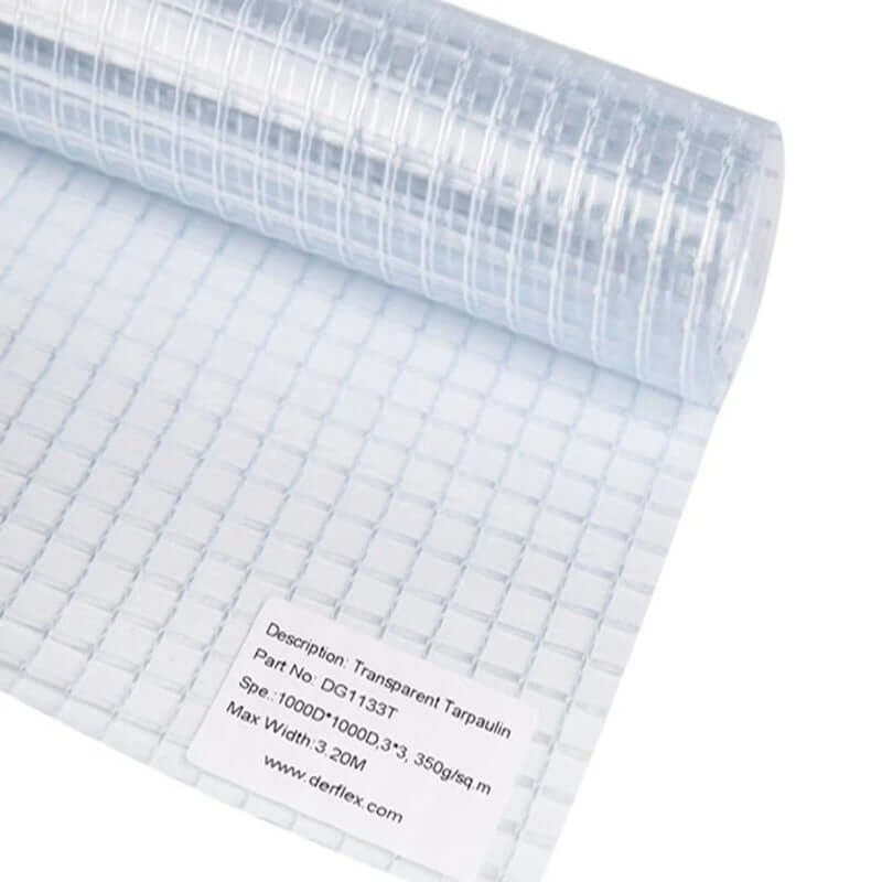 Wholesale Custom Windows Curtain Transparent Tarp Material