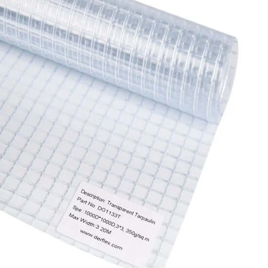 Wholesale Custom Windows Curtain Transparent Tarp Material