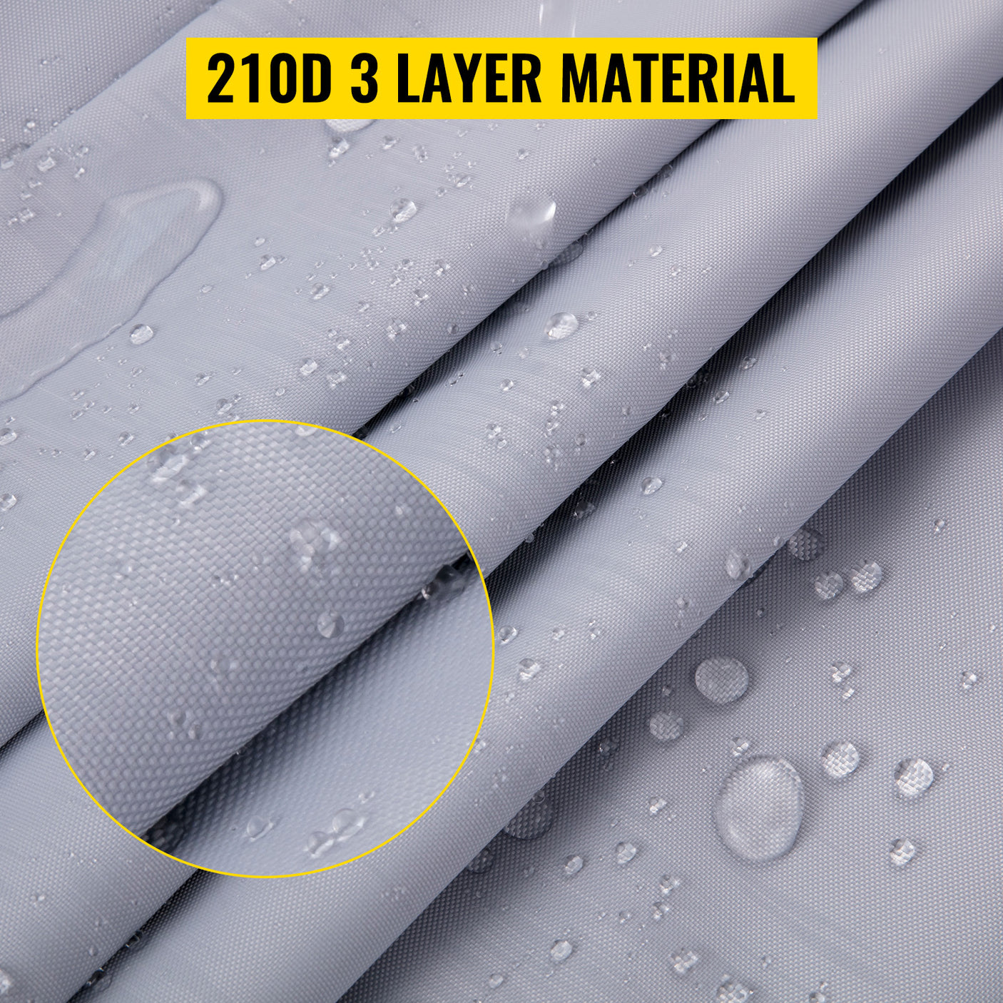 Wholesale Custom PVC 210D Waterproof Boat Cover 17'-19' Beam Width Up to 102"