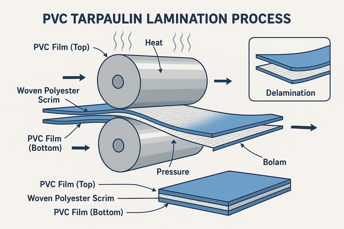 PVC Laminated Tarpaulin: Knife Coating vs Lamination - Which Method ...
