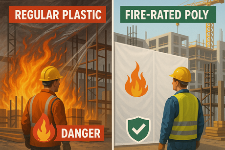 Fire Safety Guide: How to Choose the Right Fire-Safe Plastic Sheeting