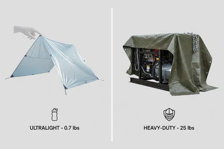 Ultralight Tarp vs. PVC Coated Polyester: The Ultimate 2025 Material Guide